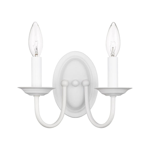 Livex Lighting Williamsburg Wall Sconce, White
