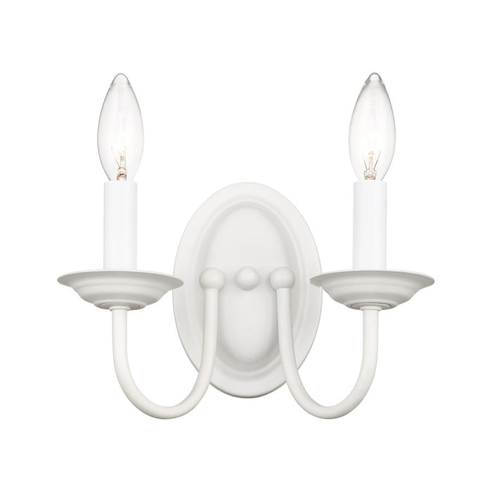 Livex Lighting Williamsburg Wall Sconce, White