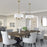 Livex Edinburgh 3 Light Pendant Chandelier, Off-White/White