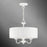 Livex Edinburgh 3 Light Pendant Chandelier, Off-White/White
