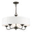 Livex Edinburgh 3 Light Pendant Chandelier, Off-White/White