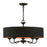 Livex Harrington Pendant Chandelier, Black/Orange