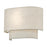 Livex Manorwood 1Lt ADA 11" Sconce, Bronze/Oatmeal/White
