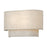 Livex Manorwood 2Lt ADA 13" Sconce, Bronze/Oatmeal/White