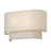 Livex Manorwood 2Lt ADA 13" Sconce, Bronze/Oatmeal/White