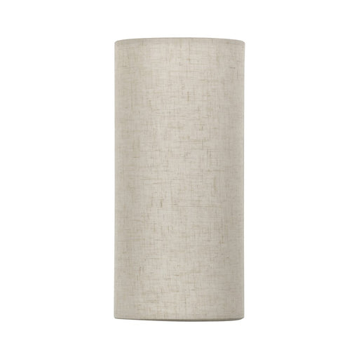 Livex Manorwood 1Lt ADA 5" Sconce, Bronze/Oatmeal/White