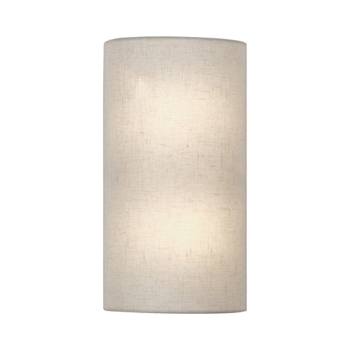 Livex Manorwood 2Lt ADA 7" Sconce, Bronze/Oatmeal/White - 41939-92