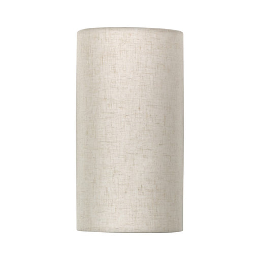 Livex Manorwood 2Lt ADA 7" Sconce, Bronze/Oatmeal/White