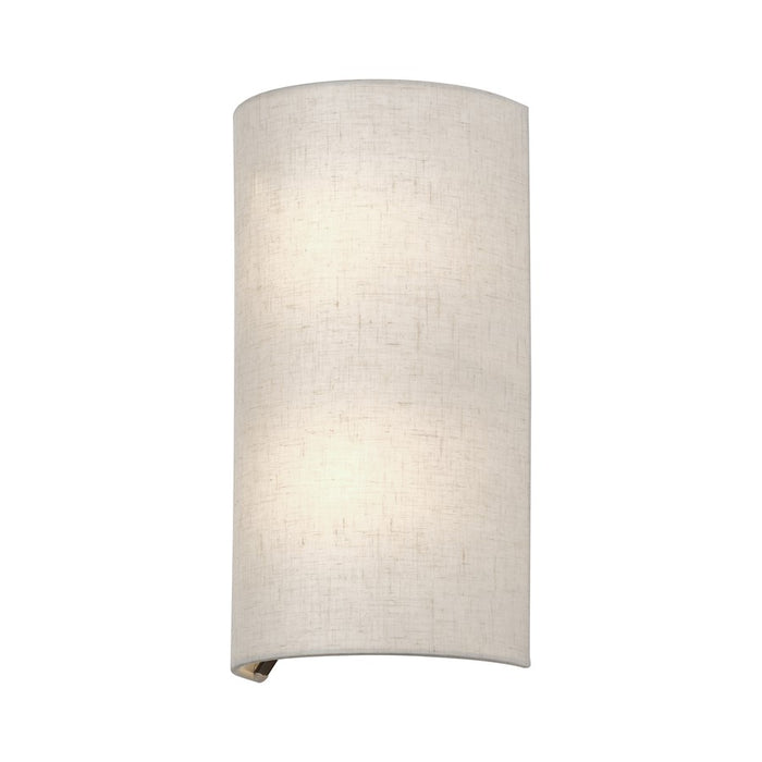 Livex Manorwood 2Lt ADA 7" Sconce, Bronze/Oatmeal/White