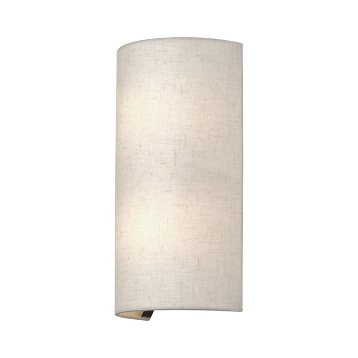 Livex Manorwood 2Lt ADA 7" Sconce, Bronze/Oatmeal/White