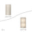 Livex Manorwood 2Lt ADA 7" Sconce, Bronze/Oatmeal/White