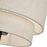 Livex Manorwood 1Lt Swing Arm Wall Lamp, Bronze/Oatmeal/White