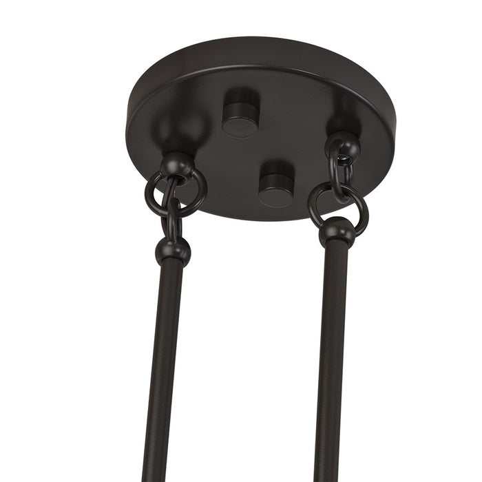 Livex Manorwood 2Lt Large Chandelier, Bronze/Oatmeal/White