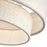 Livex Manorwood 3Lt 10" Semi-Flush, Bronze/Oatmeal/White