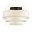 Livex Manorwood 4Lt Extra Large Semi-Flush, Bronze/Oatmeal/White - 41946-92