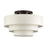 Livex Manorwood 4Lt Extra Large Semi-Flush, Bronze/Oatmeal/White