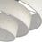 Livex Manorwood 4Lt Extra Large Semi-Flush, Bronze/Oatmeal/White