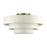 Livex Manorwood 5Lt Extra Large Semi-Flush, Brass/Oatmeal/White