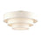 Livex Manorwood 5Lt Extra Large Semi-Flush, Brass/Oatmeal/White