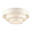 Livex Manorwood 5Lt Extra Large Semi-Flush, Brass/Oatmeal/White