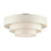 Livex Manorwood 5Lt Extra Large Semi-Flush, Bronze/Oatmeal/White