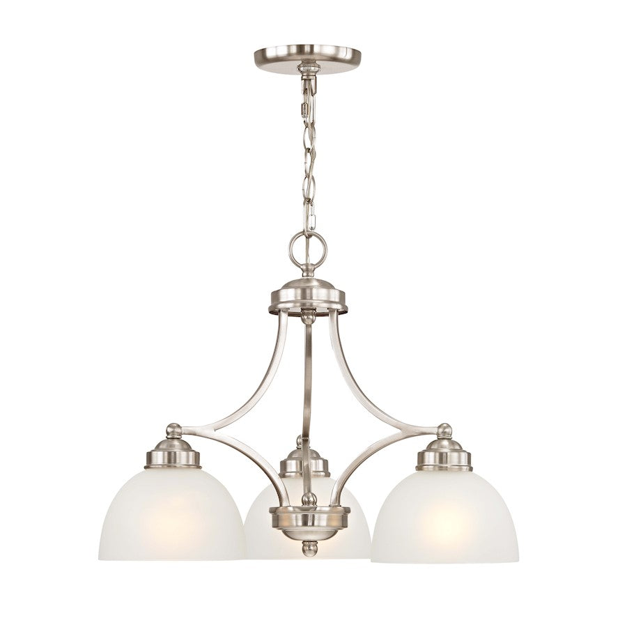 Livex Lighting Somerset Chandelier, Brushed Nickel
