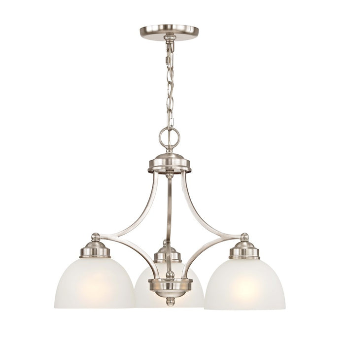 Livex Lighting Somerset Chandelier, Brushed Nickel