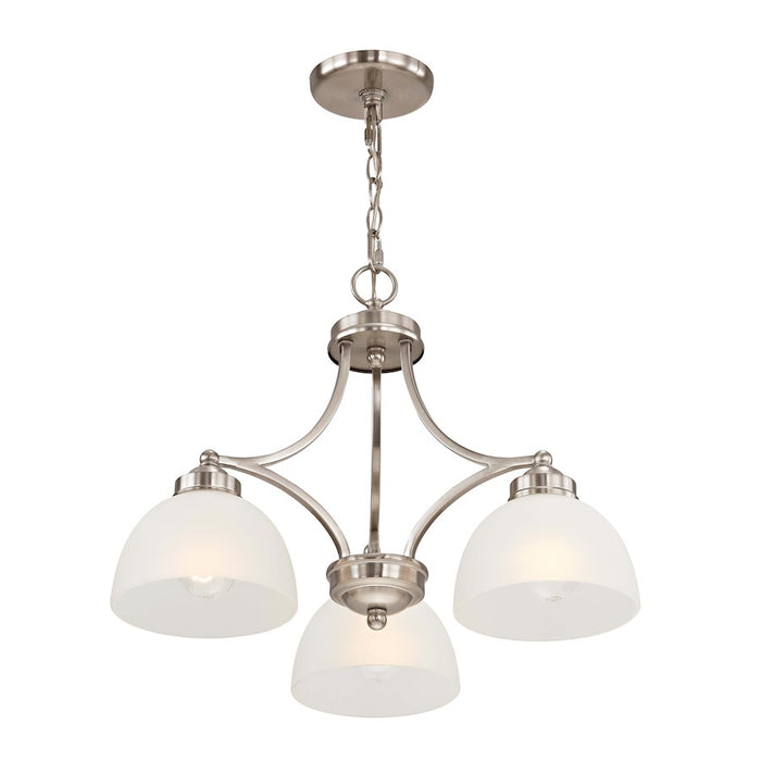 Livex Lighting Somerset Chandelier, Brushed Nickel
