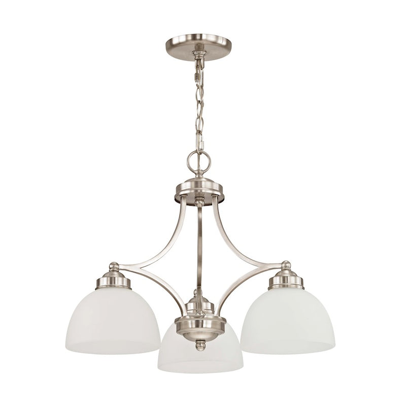 Livex Lighting Somerset Chandelier, Brushed Nickel