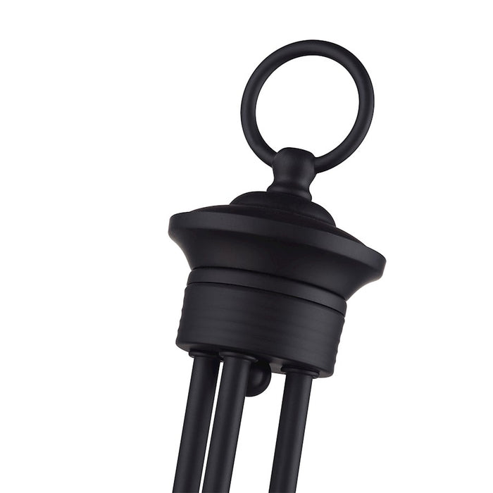 Livex Estate 3Lt Wall Sconce, Black