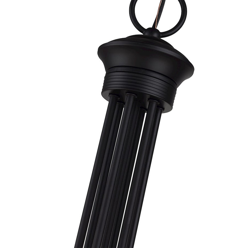 Livex Estate 12Lt Large 2-Tier Chandelier, Black