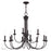 Livex Estate 12Lt Large 2-Tier Chandelier, Bronze - 42680-07