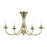 Livex Estate 5 Light Large Semi-Flush Mount
