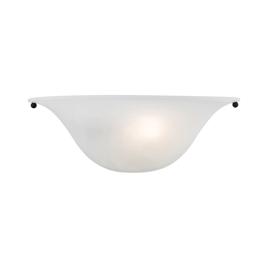 Livex Wynnewood 1 Light Wall Sconce, Black