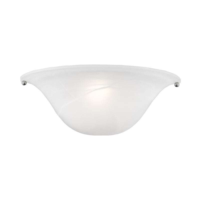 Livex Wynnewood 1 Light Wall Sconce, Painted Satin Nickel