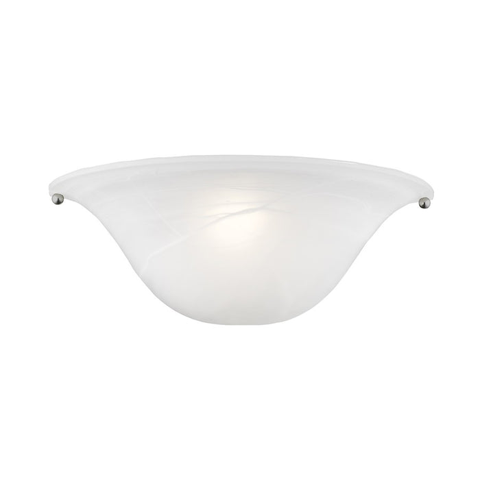 Livex Wynnewood 1 Light Wall Sconce, Painted Satin Nickel