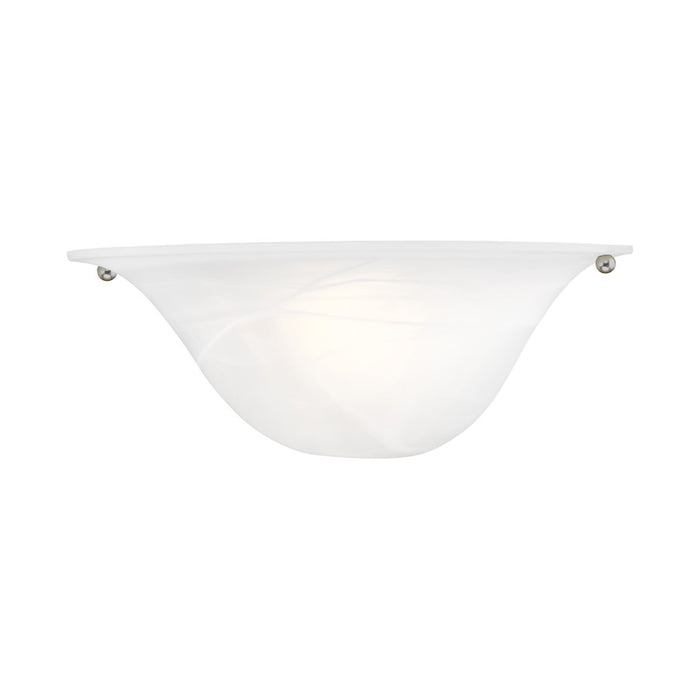 Livex Wynnewood 1 Light Wall Sconce, Painted Satin Nickel