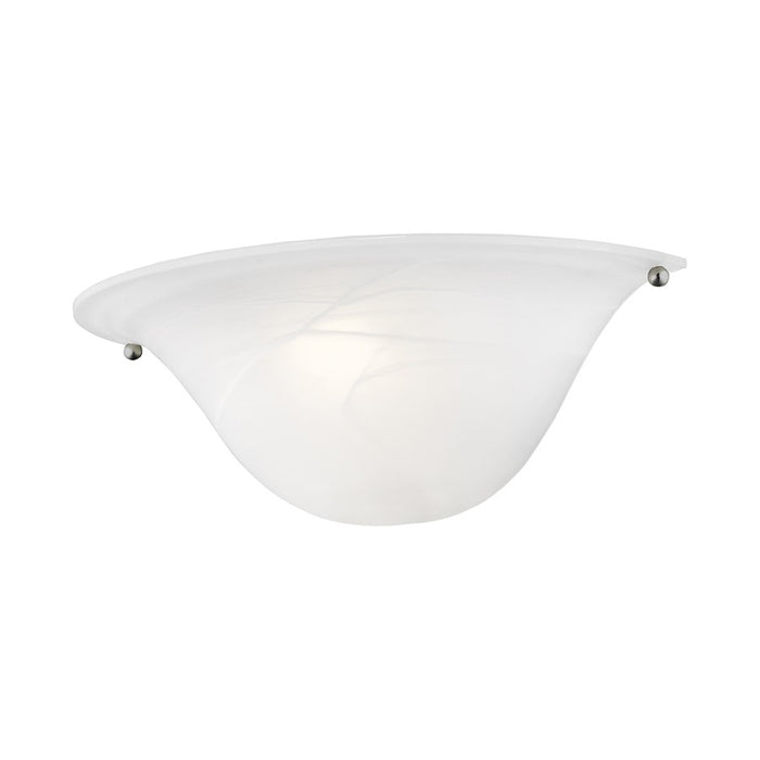 Livex Wynnewood 1 Light Wall Sconce, Painted Satin Nickel
