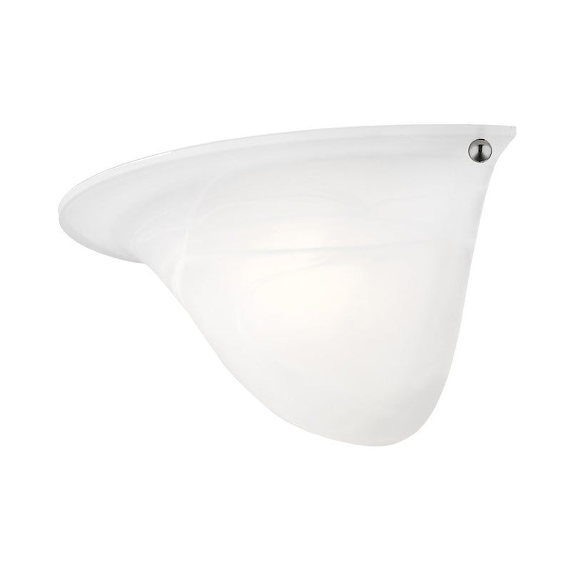 Livex Wynnewood 1 Light Wall Sconce, Painted Satin Nickel