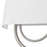 Livex Stratton 2Lt 15" ADA Sconce, Nickel/White/White Fabric