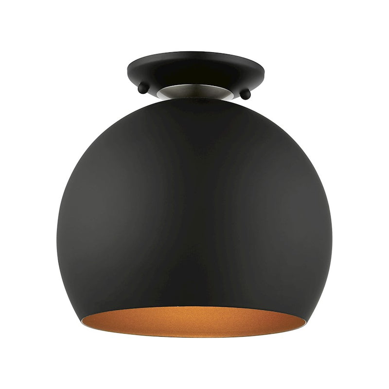 Livex Piedmont 1 Light Semi-Flush Mount