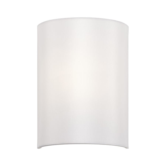 Livex Meridian 1Lt ADA Sconce, Shiny White/Off-White