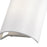 Livex Meridian 1Lt ADA Sconce, Shiny White/Off-White