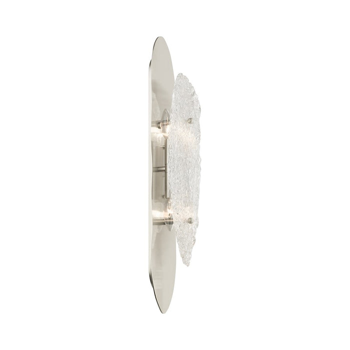 Livex Belvidere 4 Light ADA Wall Sconce, Brushed Nickel