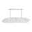 Livex Belvidere 5 Light Linear Chandelier, Brushed Nickel