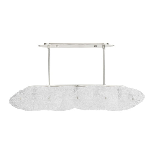 Livex Belvidere 5 Light Linear Chandelier, Brushed Nickel