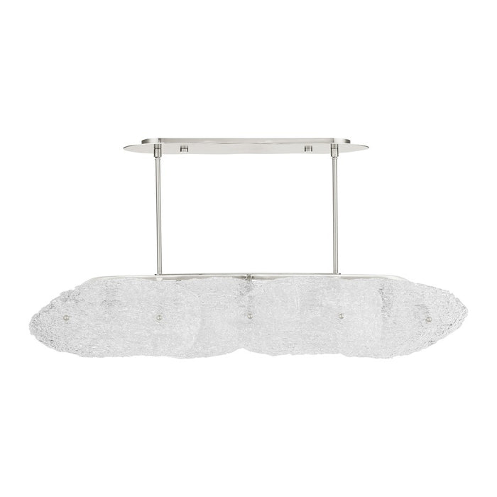 Livex Belvidere 5 Light Linear Chandelier, Brushed Nickel