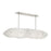 Livex Belvidere 5 Light Linear Chandelier, Brushed Nickel