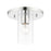 Livex Zurich Flush Mount, Clear Glass