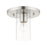 Livex Zurich Flush Mount, Clear Glass